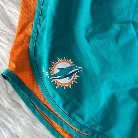 Miami Dolphins Nike Performance Dri-Fit Running Shorts - Picture 4 of 8